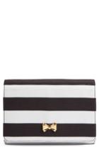 Ted Baker London Pier Stripe Clutch - Black