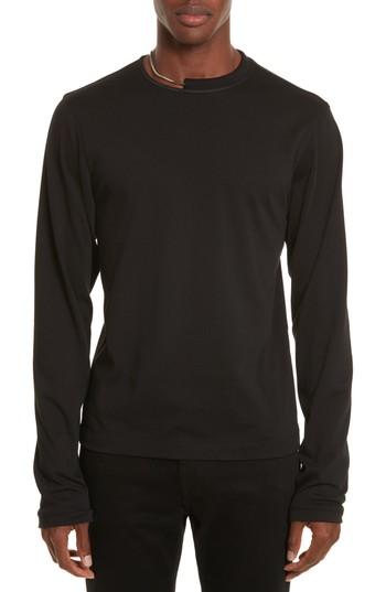 Men's Helmut Lang Necklace Crewneck T-shirt