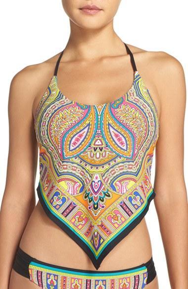 Women's Trina Turk 'nepal' Scarf Tankini Top
