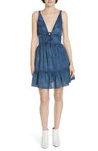Women's La Vie Rebecca Taylor Sleeveless Tissue Denim Dress - Blue