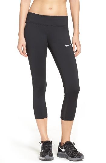Women's Nike Power Epic Run Crop Tights - Black