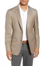 Men's John W. Nordstrom Traditional Fit Wool Blazer S - Brown