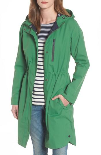 Women's Barbour Sleet Hooded Jacket Us / 14 Uk - Green