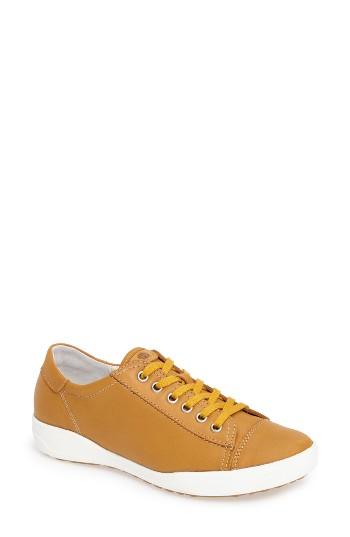 Women's Josef Seibel Sina 11 Sneaker -5.5us / 36eu - Yellow