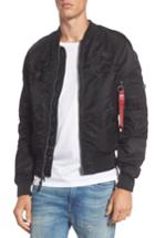 Men's Alpha Industries Reversible Souvenir Jacket, Size - Black