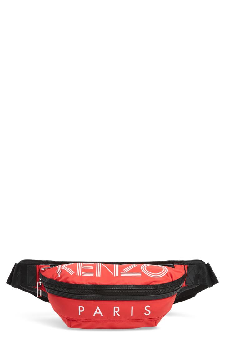 Kenzo Logo Waist Pack - Red