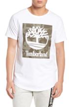 Men's Timberland Camo Logo T-shirt - White
