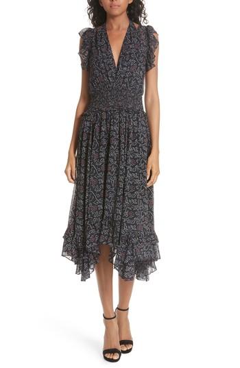 Women's Ulla Johnson Aviva Silk Dress - Blue