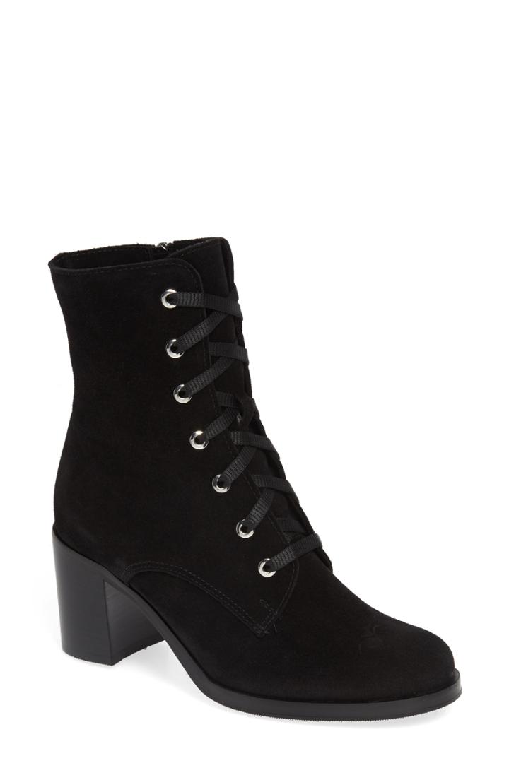 Women's La Canadienne Parker Waterproof Bootie .5 M - Black