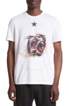 Men's Givenchy Cuban Fit Monkey Brothers Graphic T-shirt - White