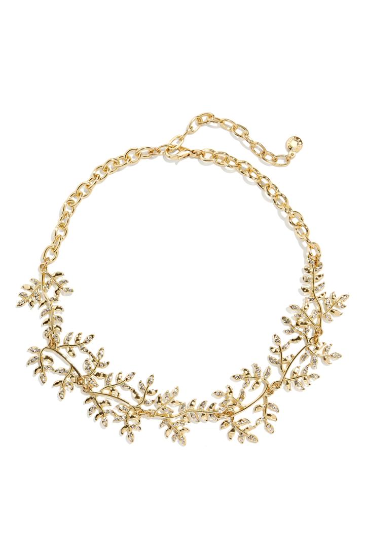 Women's Baublebar Leaf Statement Necklace
