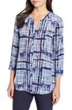 Women's Nic+zoe Water Drop Top - Blue