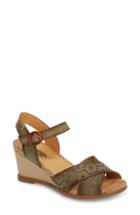 Women's Pikolinos Vigo Wedge Sandal Us / 36eu - Metallic