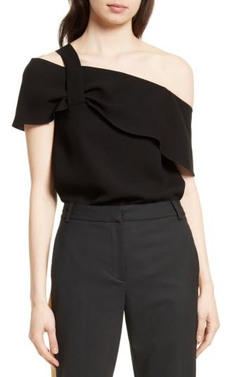 Women's Tibi Draped One-shoulder Top