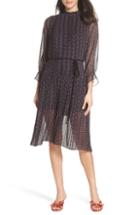 Women's Julia Jordan Ruched Stretch Crepe Fit & Flare Dress