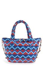 Mz Wallace 'medium Metro' Quilted Oxford Nylon Tote - Blue