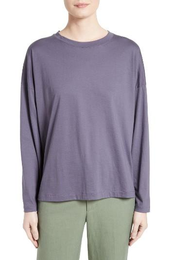 Women's Vince Pima Cotton Tee - Purple