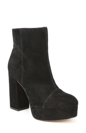 Women's Sam Edelman Azra Platform Bootie .5 M - Black