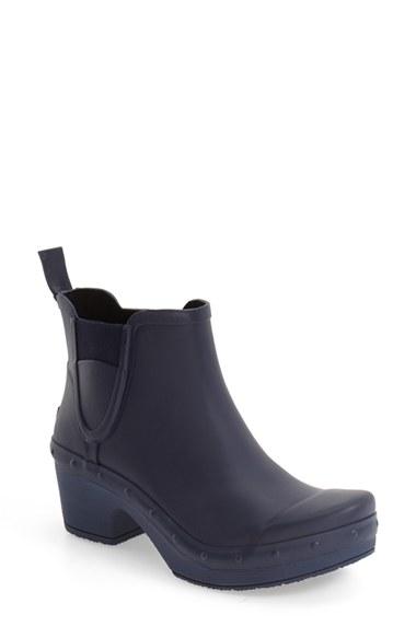Women's Dansko 'rosa' Chelsea Rain Boot .5-6us / 36eu M - Blue