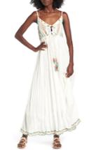 Women's Raga Coastland Babydoll Maxi Dress - White