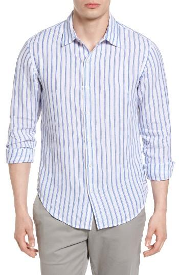 Men's Bonobos Slim Fit Stripe Linen Sport Shirt