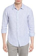 Men's Bonobos Slim Fit Stripe Linen Sport Shirt