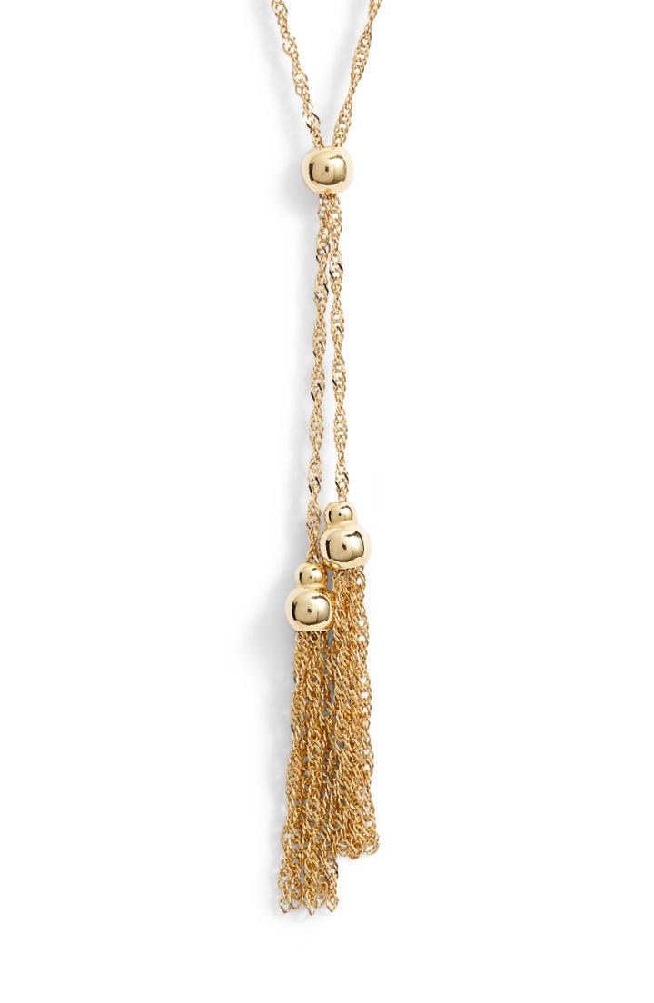 Women's Loren Stewart Chain Tassel Pendant Necklace
