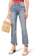 Women's Reformation Jordi Ankle Kick Flare Jeans - Blue