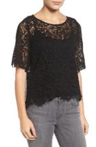 Women's Velvet By Graham & Spencer Lace Blouse With Camisole