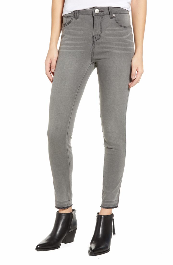 Women's 1822 Denim High Waist Ankle Skinny Jeans - Grey