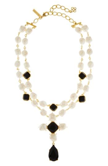 Women's Oscar De La Renta Baroque Imitation Pearl Necklace