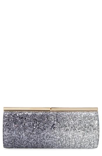 Jimmy Choo 'trinket' Glitter Clutch - Blue