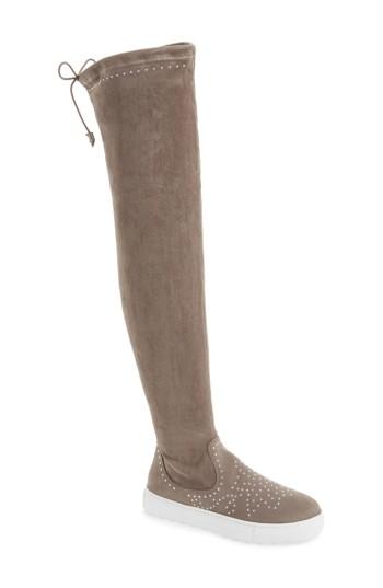 Women's Jslides Partee Over The Knee Boot M - Grey