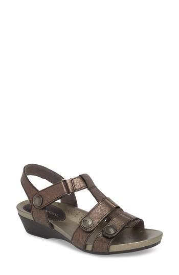 Women's Aravon Standon Sandal B - Black