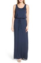 Women's Caslon Drawstring Waist Maxi Dress - Blue
