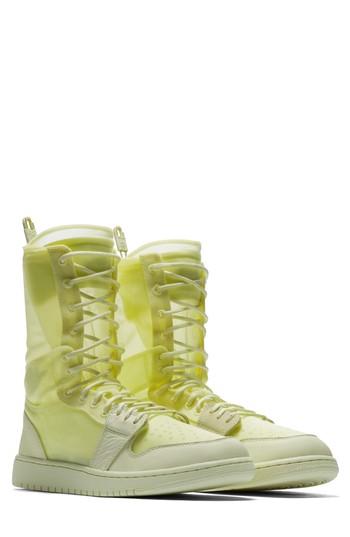 Women's Nike Air Jordan 1 Explorer Xx Convertible High Top Sneaker M - Green