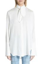 Women's Ellery Ride Lonesome Tie Neck Blouse Us / 6 Au - Ivory