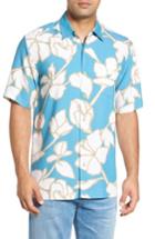 Men's Kahala Mauna Lani Classic Fit Camp Shirt, Size - Blue