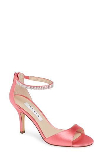 Women's Nina Volanda Ankle Strap Sandal M - Pink