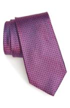 Men's Nordstrom Men's Shop Soler Solid Silk Tie, Size - Pink