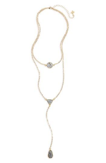 Women's Panacea Sunstone Multistrand Necklace