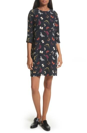Women's Equipment Aubrey Silk Shift Dress - Blue