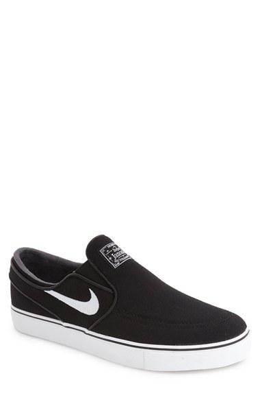 Men's Nike 'zoom Stefan Janoski' Slip-on .5 M - Black