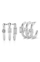 Women's Elizabeth And James 'roni' Sapphire Hoop Earrings