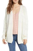 Women's Dreamers By Debut Open Stitch Cardigan - Ivory