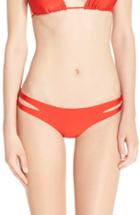 Women's Luli Fama 'zig Zag' Reversible Cutout Bikini Bottoms