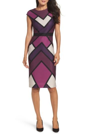 Women's Vince Camuto Scuba Body-con Dress