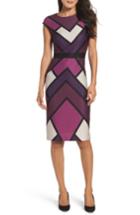 Women's Vince Camuto Scuba Body-con Dress