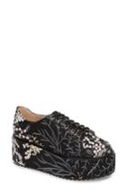 Women's Shellys London Honolulu Platform Oxford Eu - Black