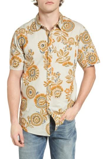 Men's Billabong Sundays Floral Woven Shirt - Grey